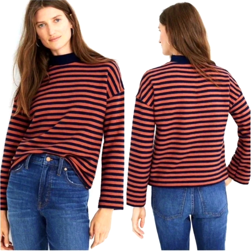 Madewell Mock Neck Sweater Top Small